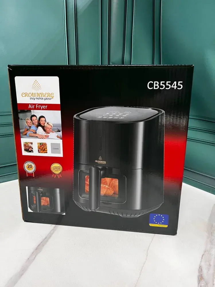 Фритюрниця повітряна 8 програм 1200Вт 4л Crownberg CB 5545 - Зображення 2