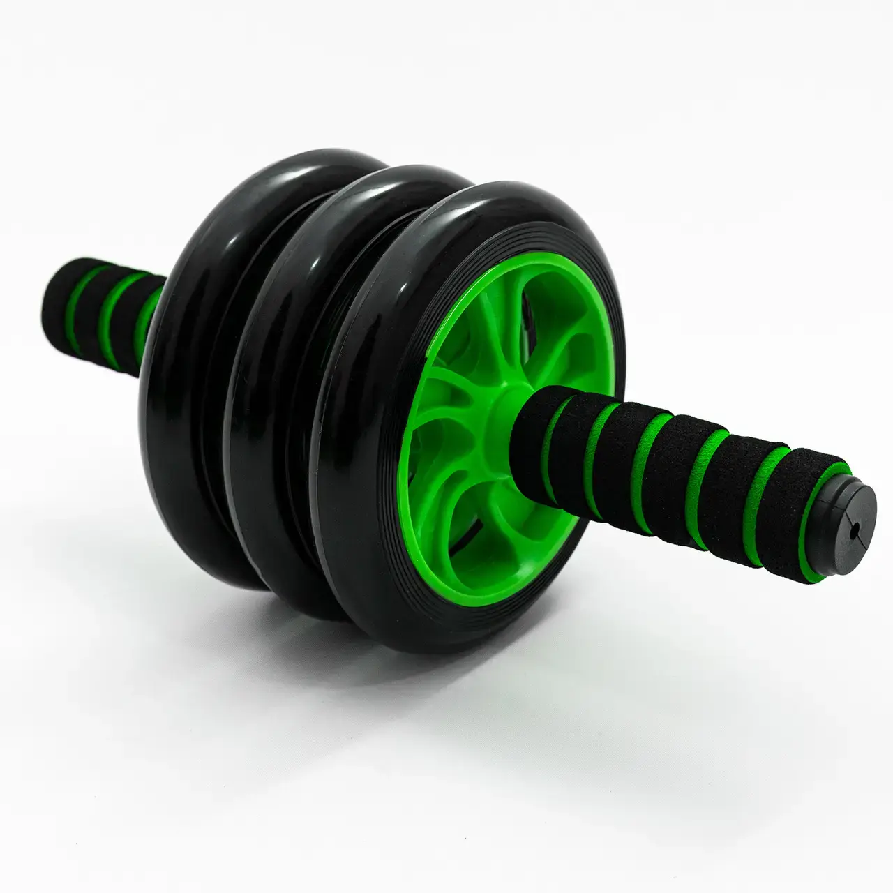 Фітнес колесо для преса DOUBLE WHEEL ABS HEALTH ABDOMEN ROUND, тренажер ролик для преса - Зображення 6