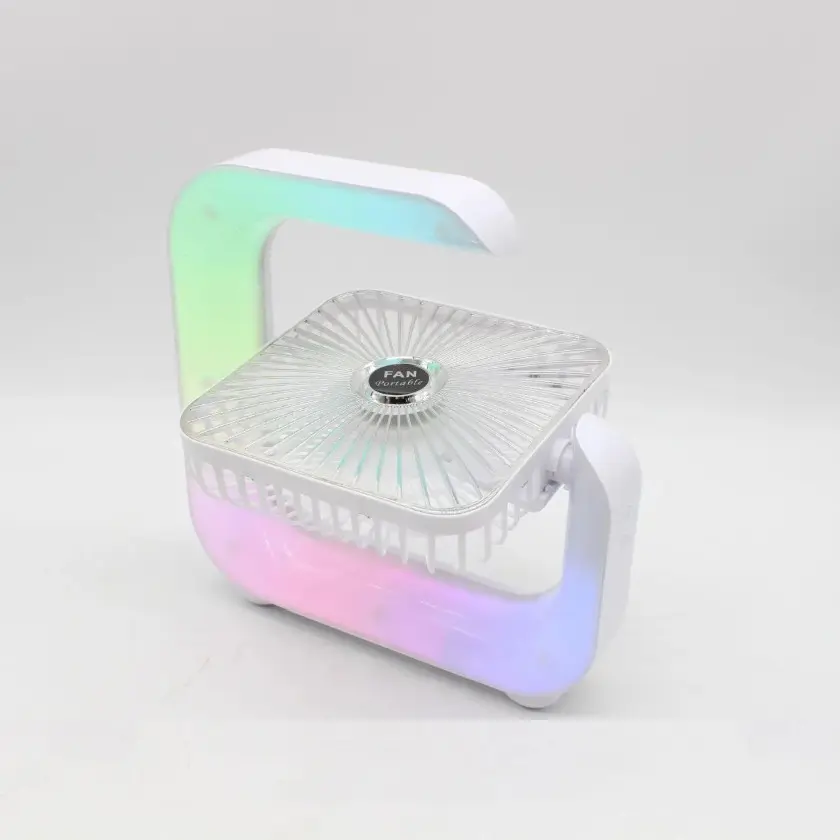 G-Вентилятор Квадратний Нічний акумулятор від USB з підсвічуванням - Зображення 3