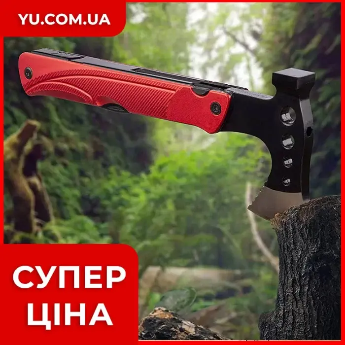 Багатофункціональна туристична сокира-мультитул EL-2381-10 - Зображення 4