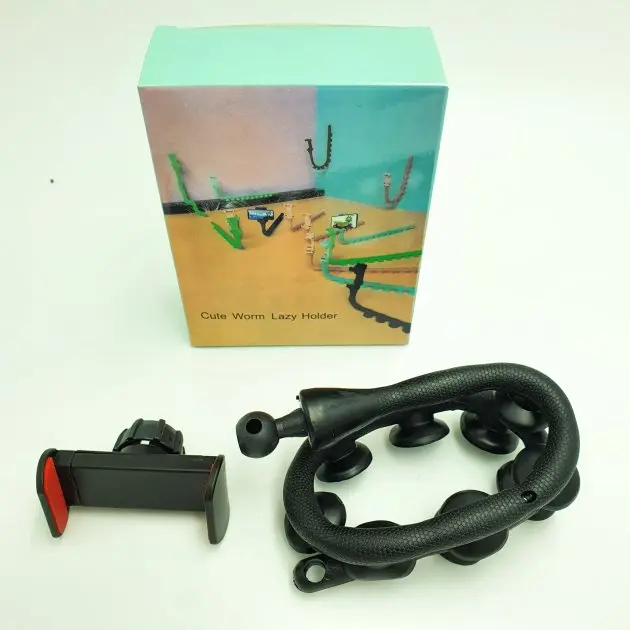 Гнучкий тримач для телефону із присосками Cute Worm Lazy Holder - Зображення 5