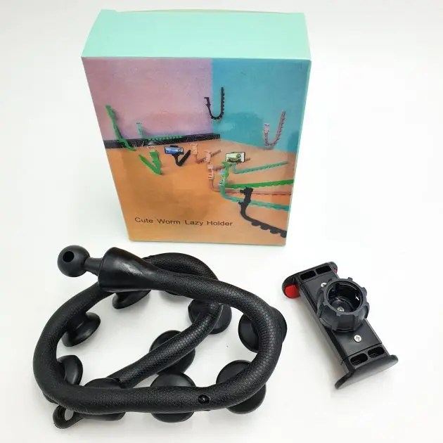 Гнучкий тримач для телефону із присосками Cute Worm Lazy Holder - Зображення 6