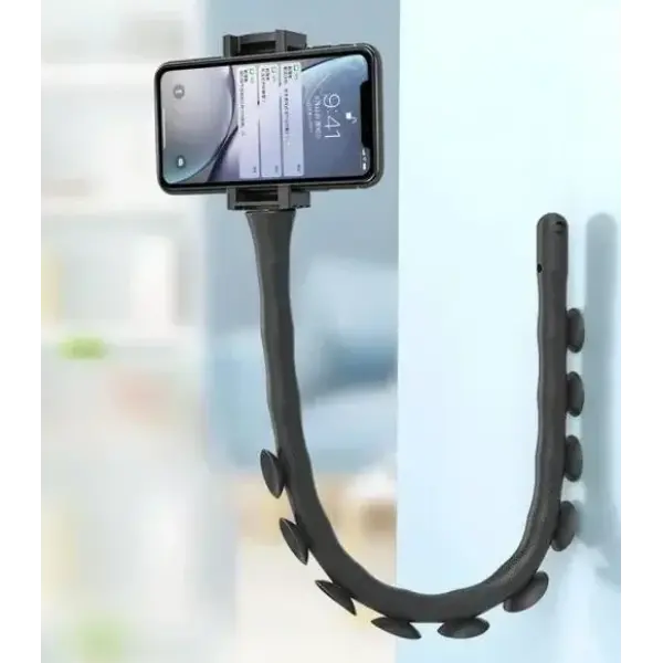 Гнучкий тримач для телефону із присосками Cute Worm Lazy Holder - Зображення 4