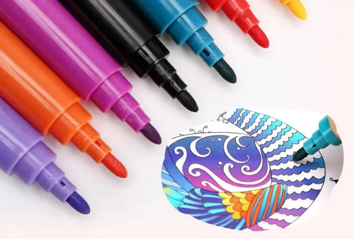 Блакитний Набір для малювання у валізі з мольбертом 208 предметів - Зображення 4