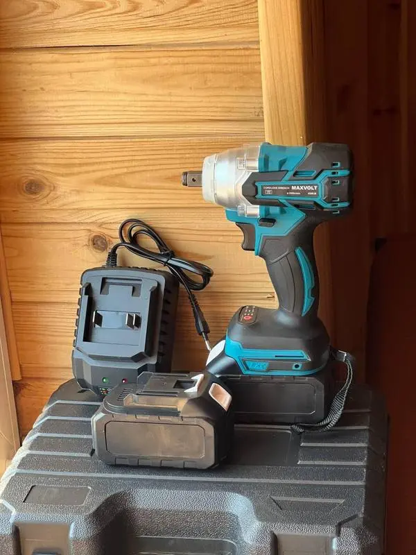 Гайковерт акумуляторний безщітковий (36V, 5A) з набором інструментів, АКБ гайковерт - Зображення 2