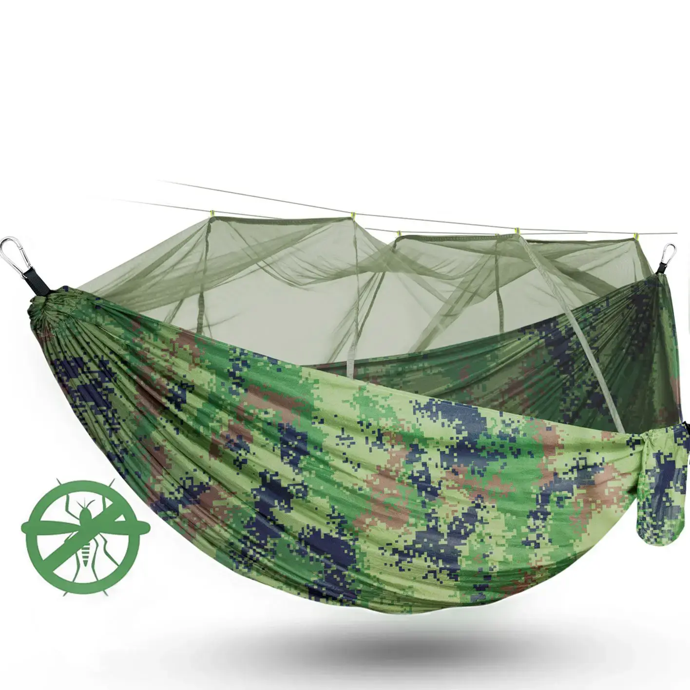 Гамак-спальний мішок GMSK-02 москітна сітка 260*140см - Зображення 5