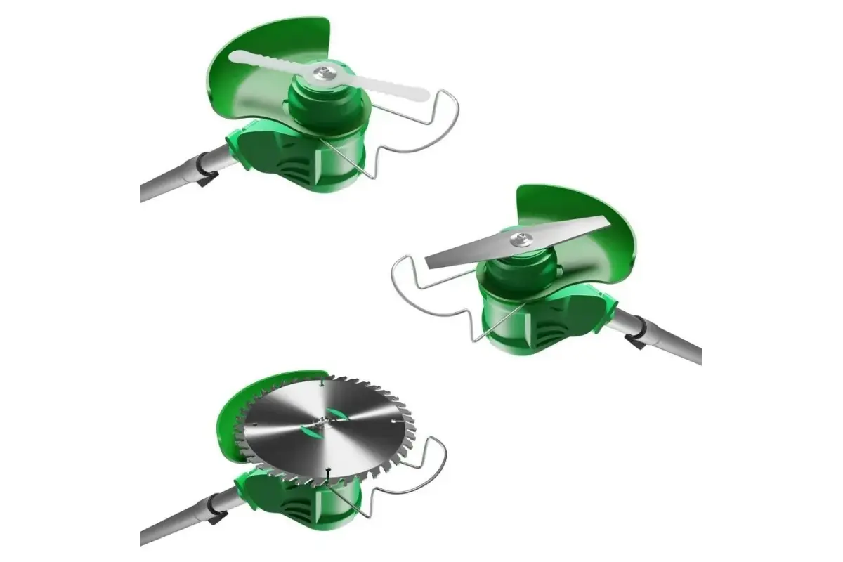 Газонокосарка на 24V з двома акумуляторами GZ-01 Ручна газонокосарка для покосу трави - Зображення 5