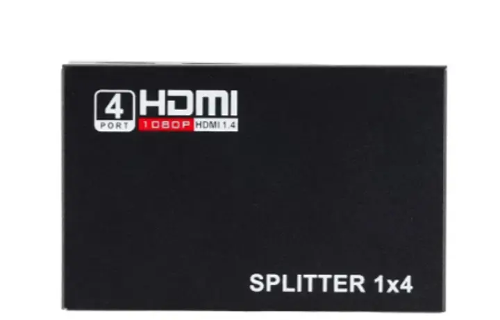 HDMI розгалужувач на 4 порти HDMI SPLITTER 1 in 4 / Чорний - Зображення 5
