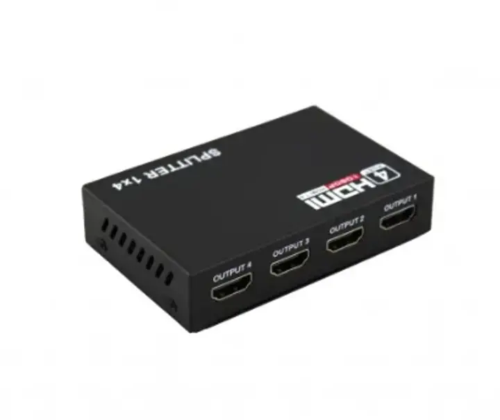 HDMI розгалужувач на 4 порти HDMI SPLITTER 1 in 4 / Чорний - Зображення 2