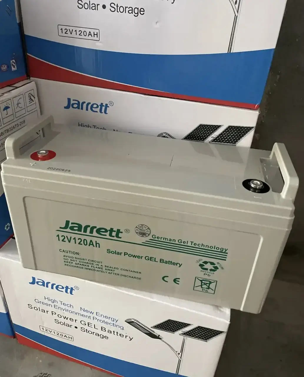Гелевий аккумулятор BATTERY GEL Jarrett 12V 120 Ah - Зображення 6