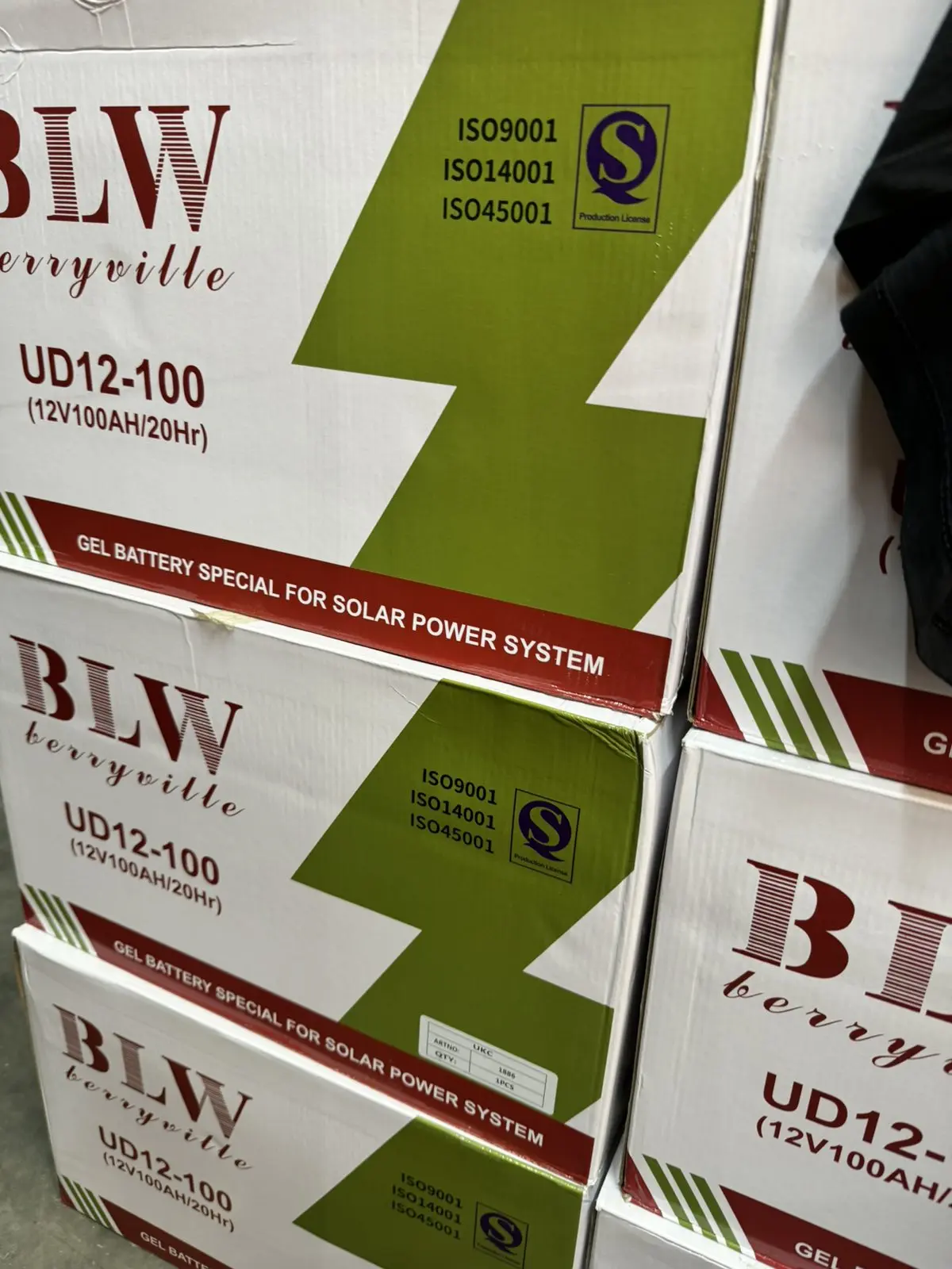 Гелевий тяговий акумулятор JINGYANGPV 12V 100ah GEL - Зображення 3