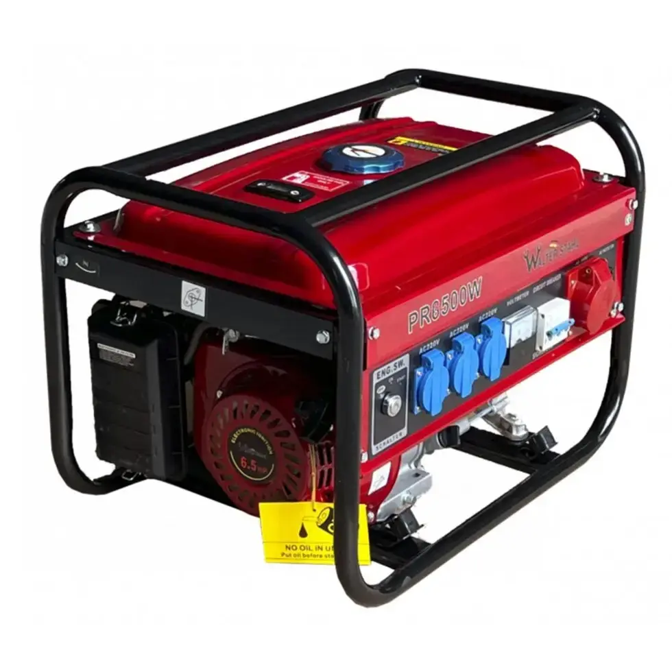 Генератор 3 кВт, WUTHBAD WB4700V8, електрогенератор, Бензогенератор три фази - Зображення 2