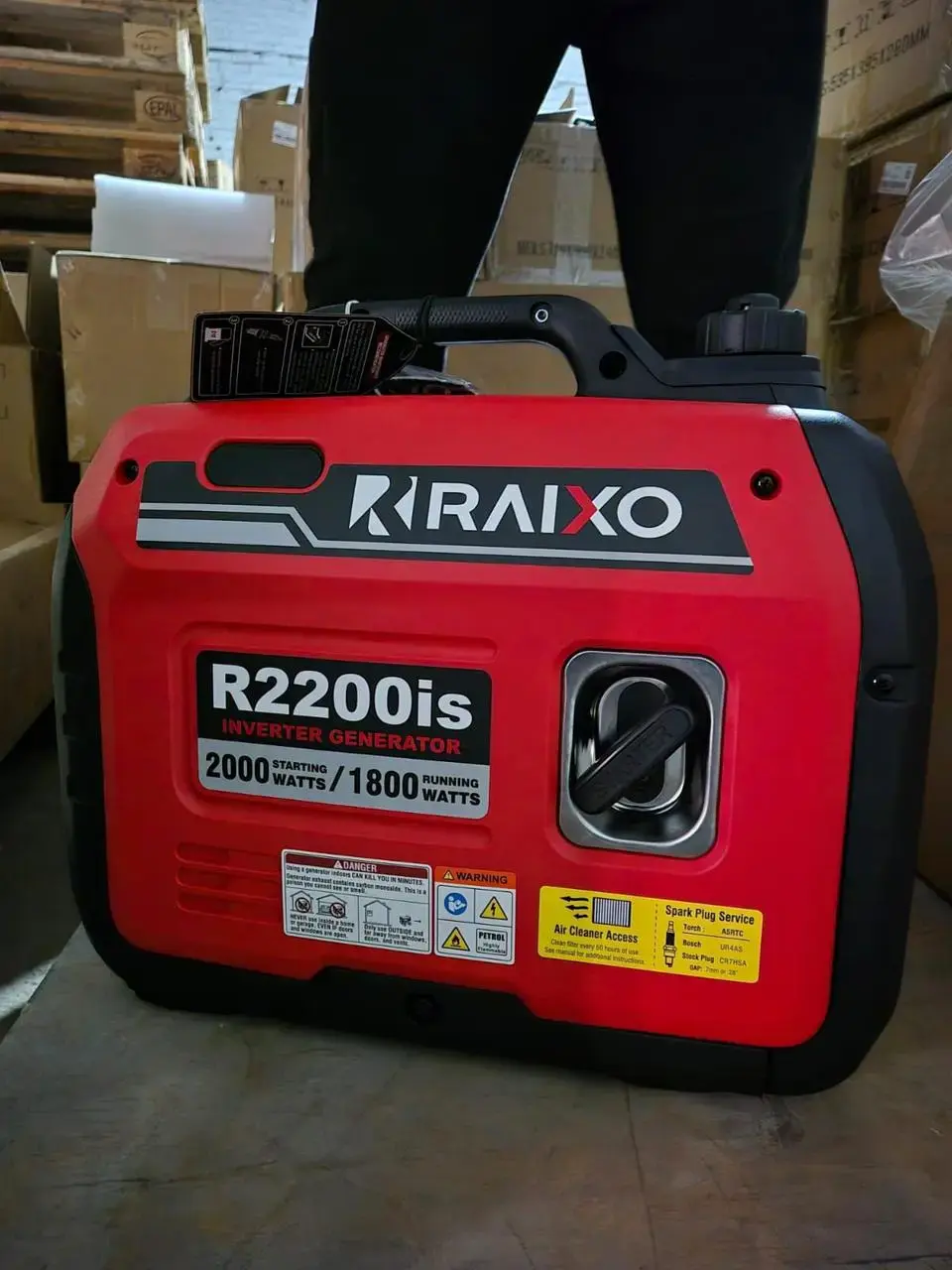 Генератор бензиновий інверторний Raixo R2200IS 1,8 кВт/2 кВт - Зображення 2
