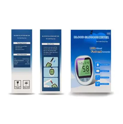 Глюкометр медичний прилад для вимірювання цукру - Зображення 2