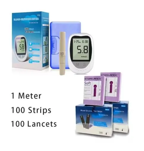 Глюкометр медичний прилад для вимірювання цукру - Зображення 4