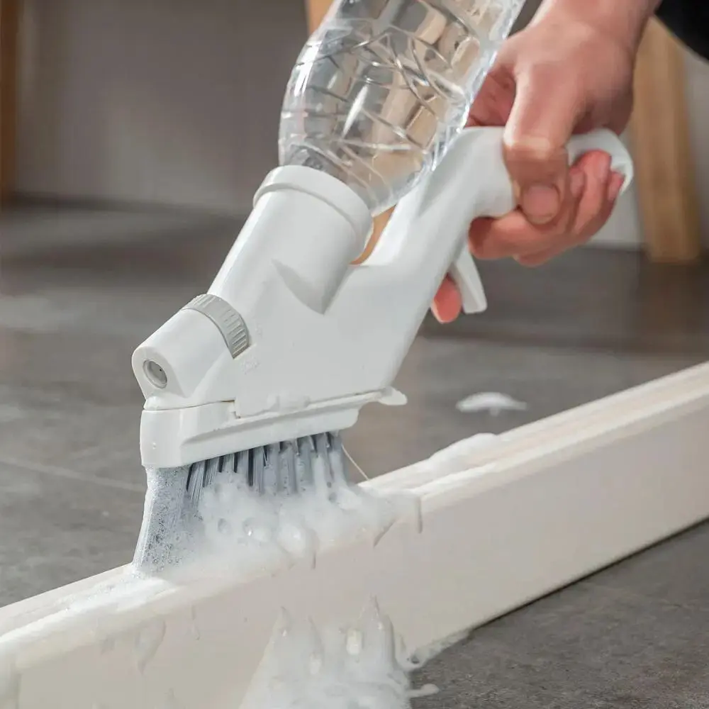 Щітка для прибирання усіх поверхонь 4в1 Water Spray Cleaning Kits ефективно та ретельно видаляє забруднення, не залишаючи подряпин і не пошкоджуючи поверхні - Зображення 4