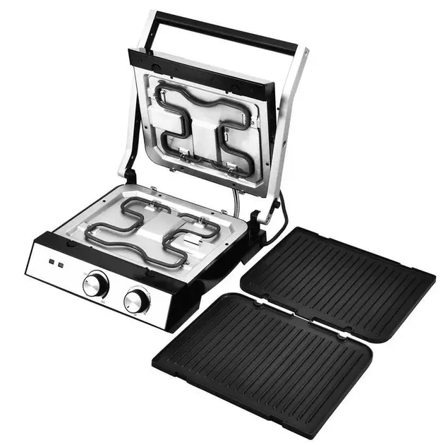Гриль електричний притискний Zepline 3500W зі знімними пластинами контактний - Зображення 5
