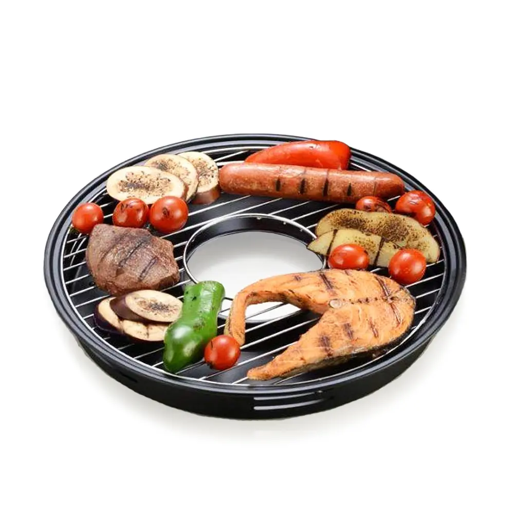 Гриль-газ Benson BN-801 сковорода 33 см з емальованим покриттям - Зображення 4