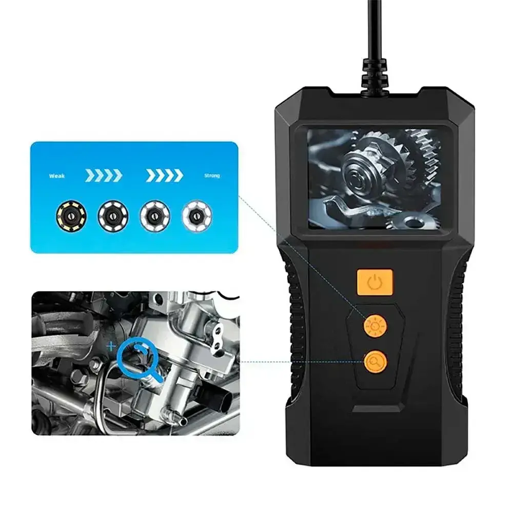 Гнучкий ендоскоп камера з дисплеєм та кабелем 5м Endoscope - Зображення 6