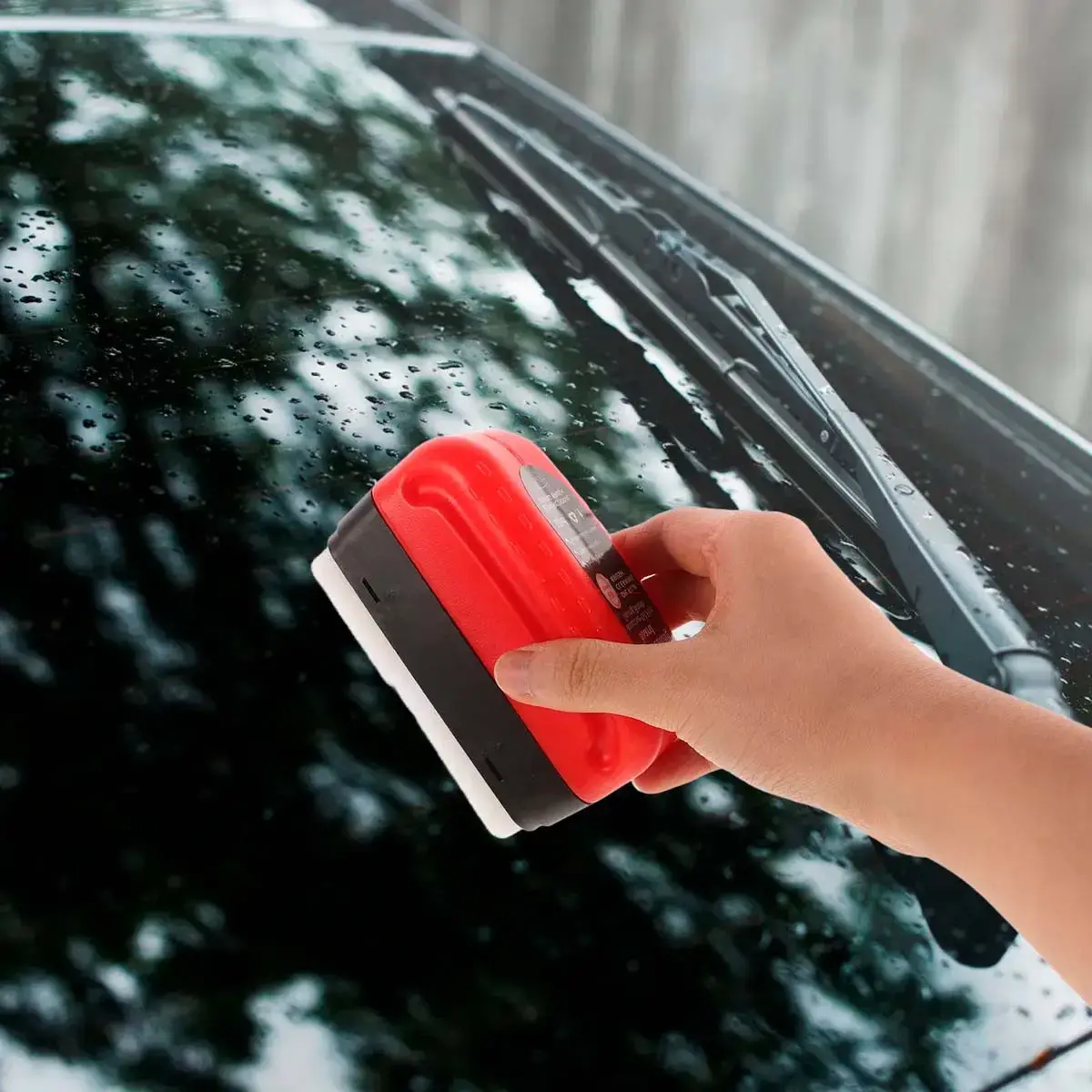 Гідрофобна губка антидощ для авто, 120мл / Губка щітка для очищення автомобільного скла - Зображення 2