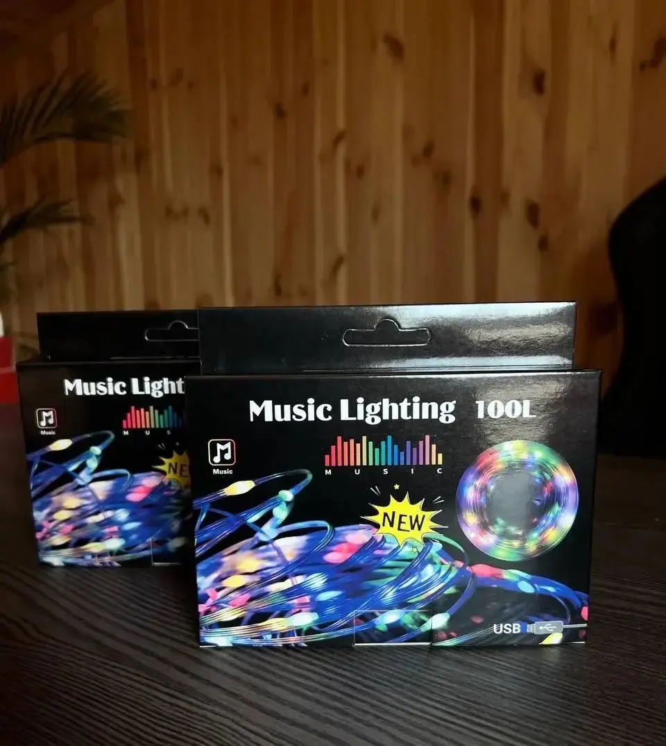 Гірлянда музична з динаміком USB 10 м - Зображення 2