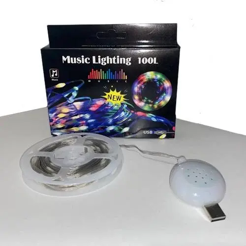 Гірлянда музична з динаміком USB 10 м - Зображення 4