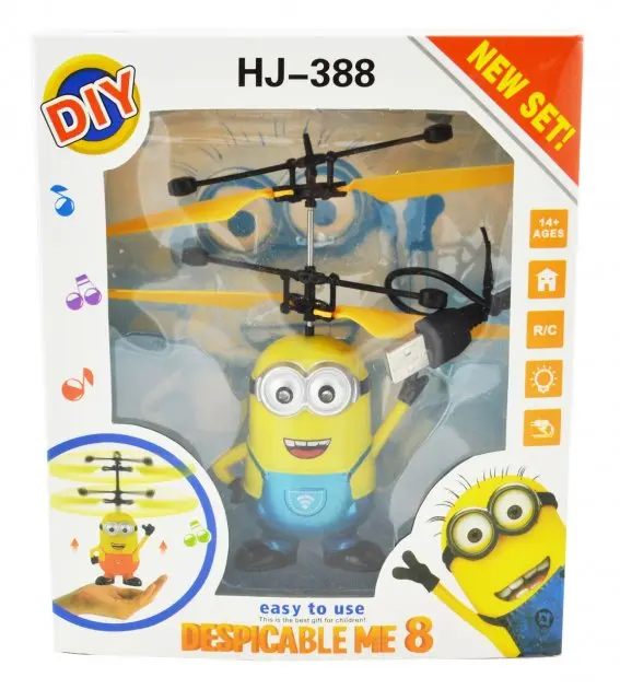 Дитяча іграшка Літаючий Міньйон з підсвічуванням - Зображення 8