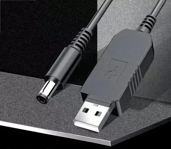 Кабель для роутера USB 12V Підвищує перехідник перетворювач живлення від повербанку - Зображення 3