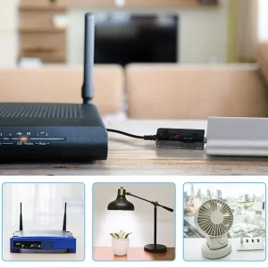 Кабель для роутера USB 12V Підвищує перехідник перетворювач живлення від повербанку