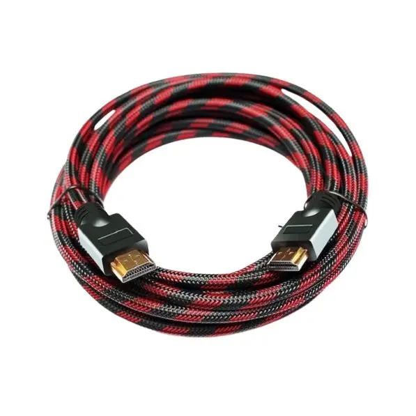 Кабель HDMI-HDMI Donli обплетення, ферити, посилений 5 м (4866lmn/yop) - Зображення 5