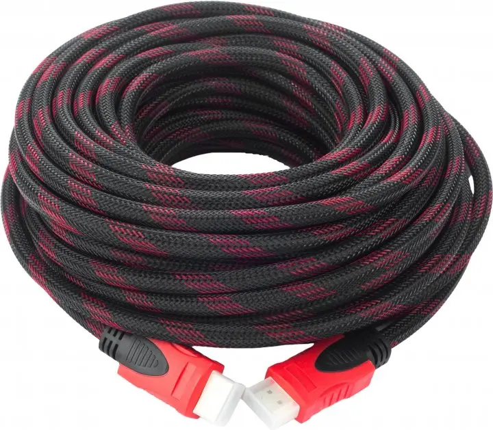 Кабель HDMI-HDMI Donli обплетення, ферити, посилений 5 м (4866lmn/yop) - Зображення 2