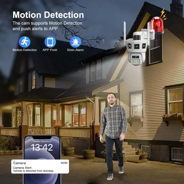 Камера на 2 лінзи з 4G XPRO SD 39 - Зображення 3