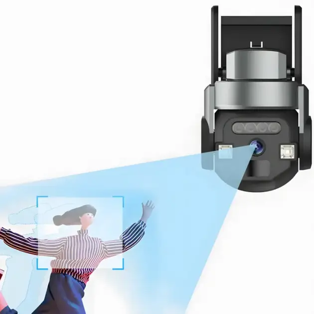 Камера зовнішня вулична поворотна WIFI CyberGuard OUTDOOR Q-812 FULL-HD 5Mp IP66 датчик руху - Зображення 2