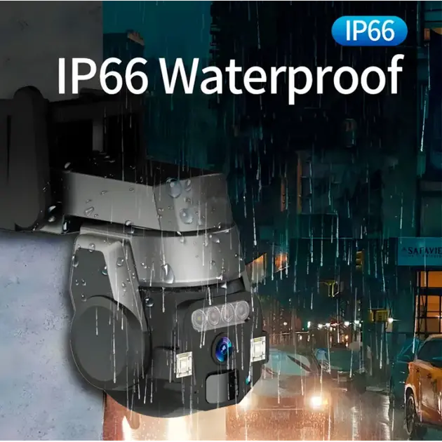 Камера зовнішня вулична поворотна WIFI CyberGuard OUTDOOR Q-812 FULL-HD 5Mp IP66 датчик руху - Зображення 3