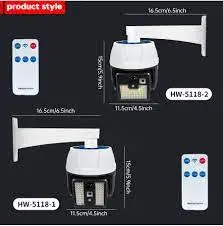 Камера обманка лампа з реакцією на рух HW-5118-1 - Зображення 2