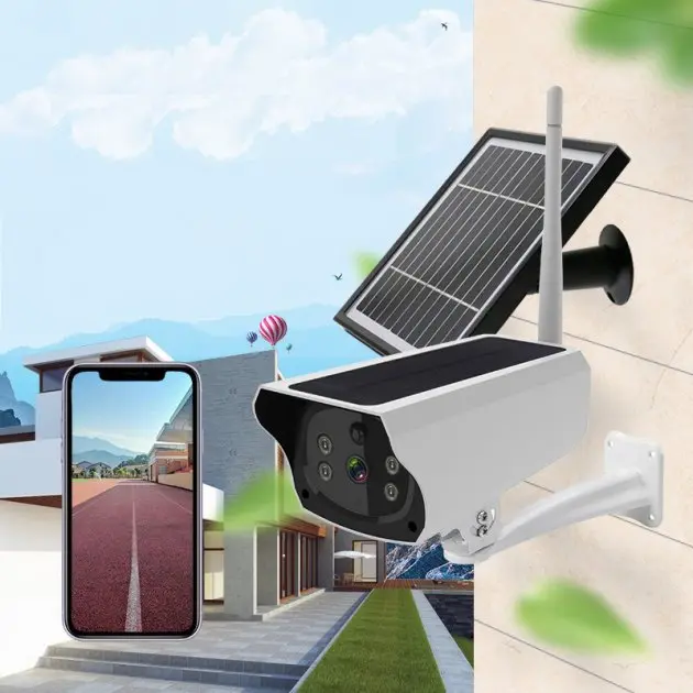 Камера відеоспостереження із сонячною панеллю 4G SIM 2mp Y4P - Зображення 2