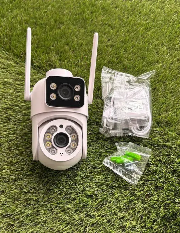 Камера відеоспостереження 6MP ICESEE поворотна з двома об'єктивами A28 - Зображення 3