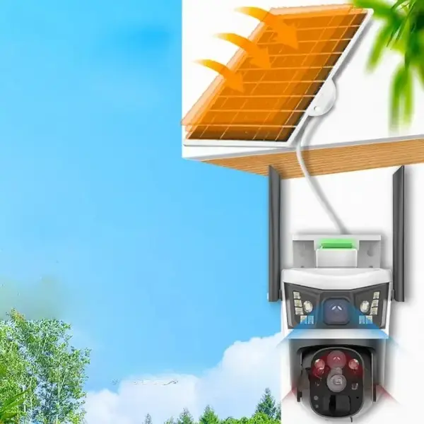 Камера відеоспостереження зовнішня із сонячною панеллю V39 - Зображення 2