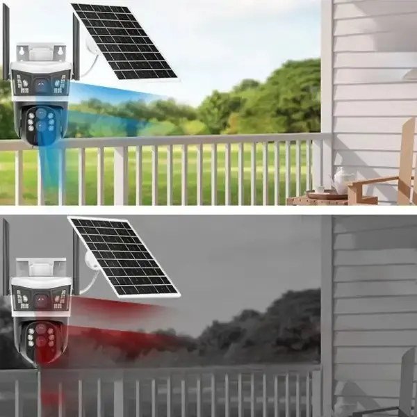 Камера відеоспостереження зовнішня із сонячною панеллю V39 - Зображення 4