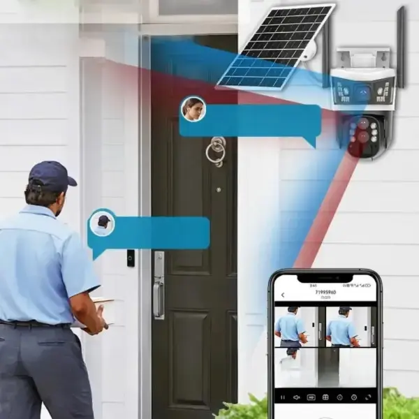 Камера відеоспостереження зовнішня із сонячною панеллю V39 - Зображення 5