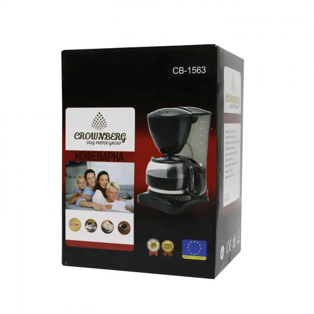 Крапельна кавоварка Crownberg CB 1563 800Вт - Зображення 7