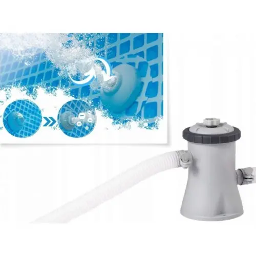 Каркасний басейн із фільтром у комплекті Intex 28208 "Морський принт" 305 x 76 см - Зображення 2