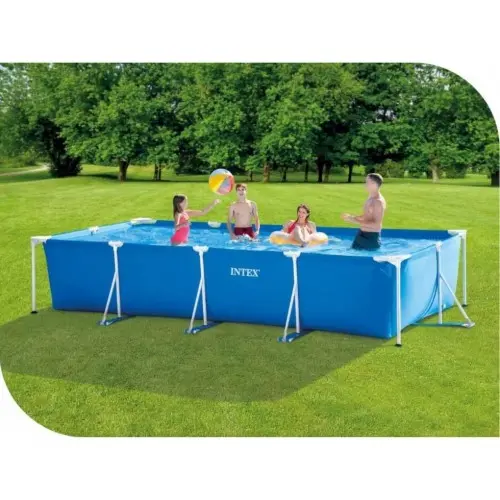 Каркасний сімейний прямокутний басейн Intex "Mini Frame Pool" 28274 7127л - Зображення 2