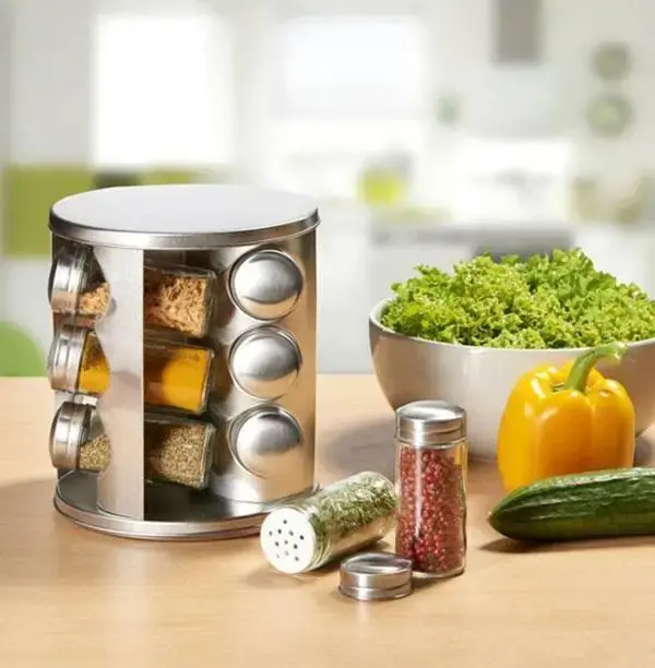 Карусель для спецій Spice carousel 12 відсіків. Контейнери для спецій - Зображення 6