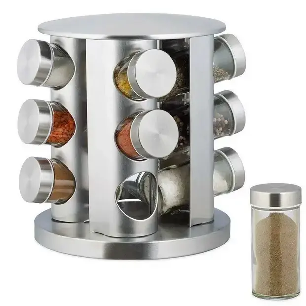 Карусель для спецій Spice carousel 12 відсіків. Контейнери для спецій - Зображення 5