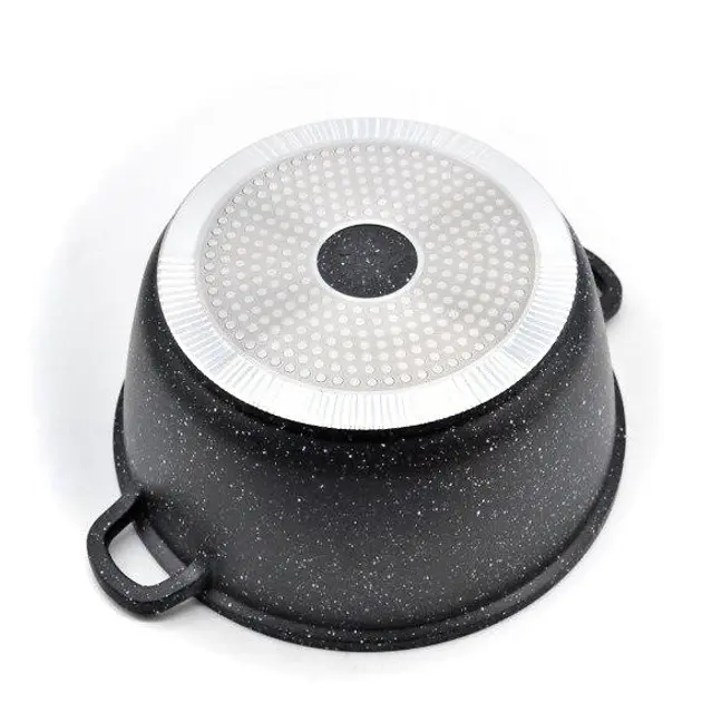 Каструля казан з кришкою Benson BN-297 з литого алюмінію та мармуровим антипригарним покриттям об'ємом 1.5 л. - Зображення 3