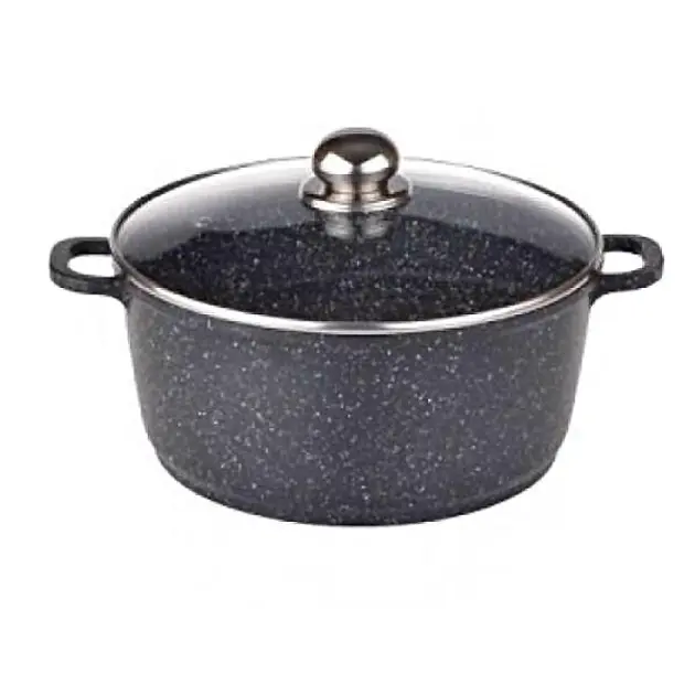 Каструля казан з кришкою Benson BN-297 з литого алюмінію та мармуровим антипригарним покриттям об'ємом 1.5 л. - Зображення 4