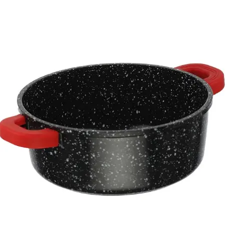 Каструля з кришкою A-Plus 1469 мармурове покриття (2.4 л – 20 см) - Зображення 2