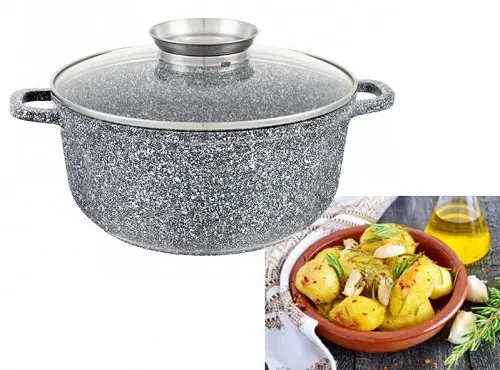 Котел UNIQUE UN 5216 24 см круглий - Зображення 2