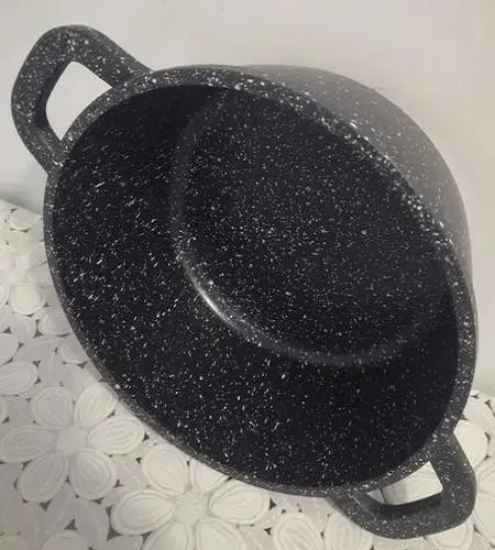 Котел UNIQUE UN-5271 (16см мармур/чорний) - Зображення 4